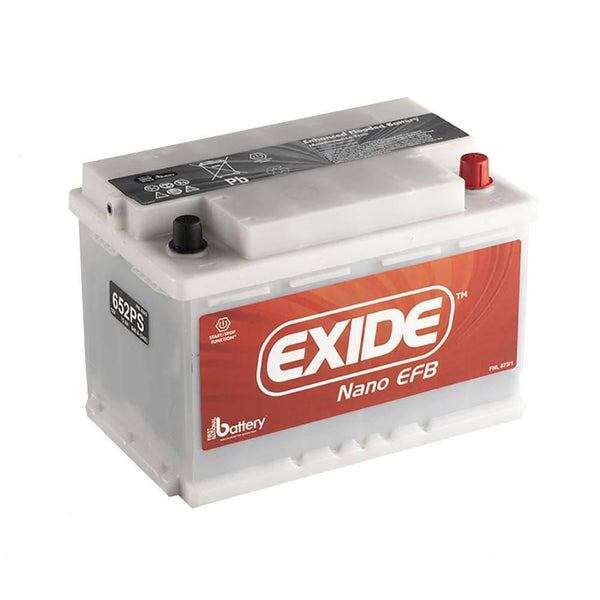 Exide 652PS Car Battery | 12V 75Ah 660CCA | Maintenance-Free