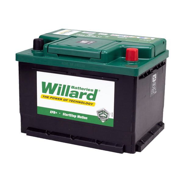 Willard 628 / 629 SMF Battery