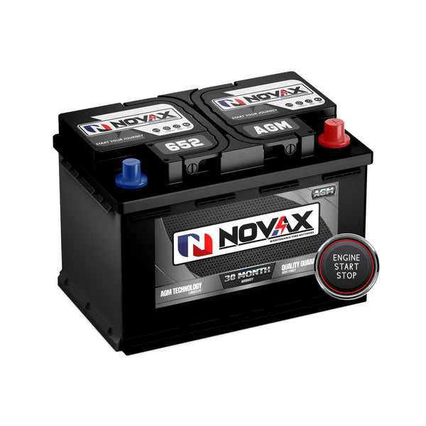 Novax 652 AGM Stop Start Battery